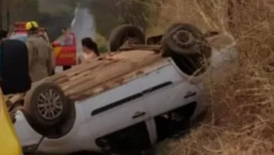 Capotamento na GO 116