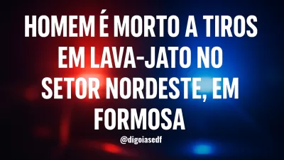 Morte em Formosa hoje, homicídio
