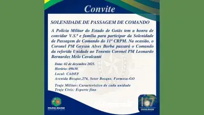 Passagem de Comando da PM em Formosa