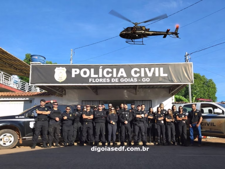 Polícia Civil cumpre 15 mandados e prende suspeito por tráfico em Flores de Goiás