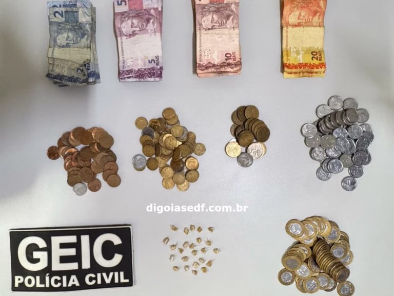 Polícia Civil prende acusado de vender até 500 pedras de crack por dia em Formosa