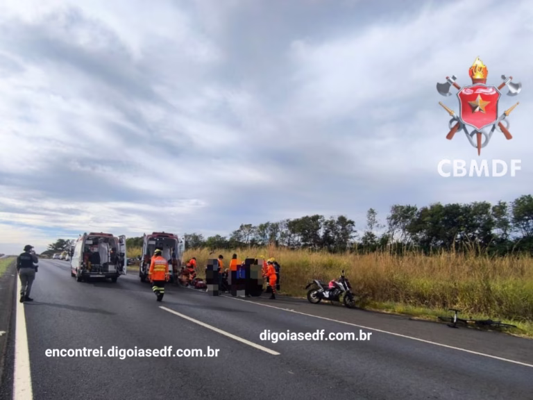 Ciclista sofre parada cardiorrespiratória e morre na BR 020 entre Planaltina e Formosa