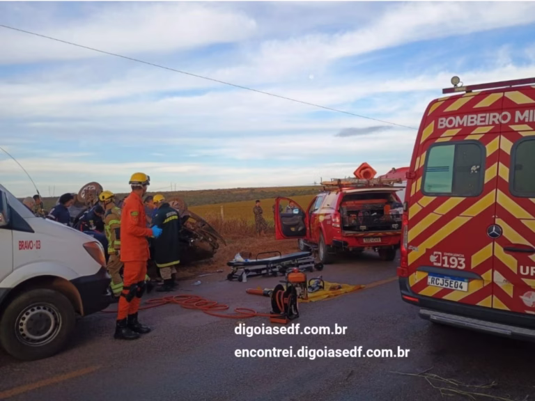 Jovem morre em grave acidente na GO 430 entre Planaltina de Goiás e Formosa