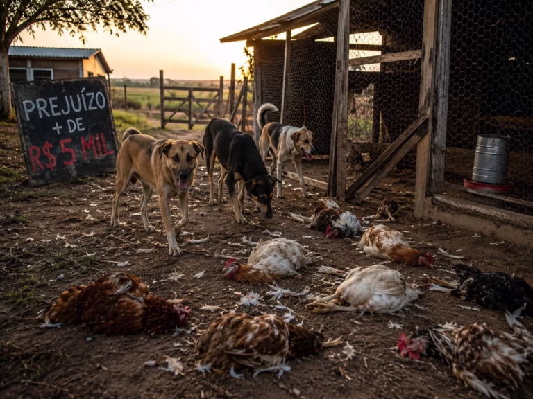 Cães invadem propriedade e matam 70 frangos em Formosa