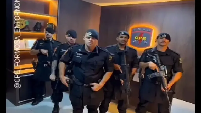 Confronto com a CPE em Planaltina de Goiás. Policiais da CPE Entorno Norte Formosa.