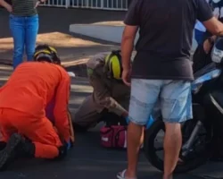 Ciclista de 31 anos fica ferida após colisão com carro no centro de Formosa