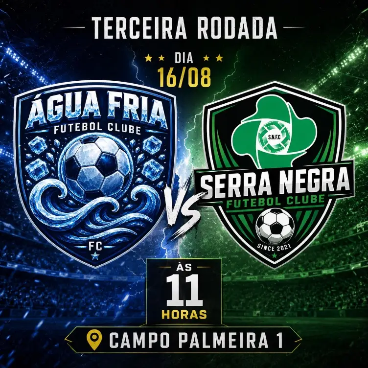 11:00 - Água Fria F.C. vs Serra Negra F.C.