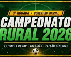 Resultados e confrontos da 4ª rodada do campeonato Rural 2026.