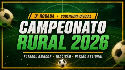 Resultados e confrontos da 4ª rodada do campeonato Rural 2026.