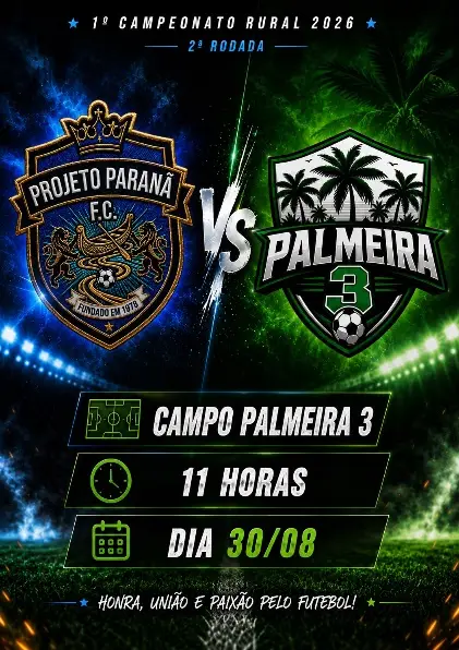 11:00 - Projeto Paranã vs Palmeira 3