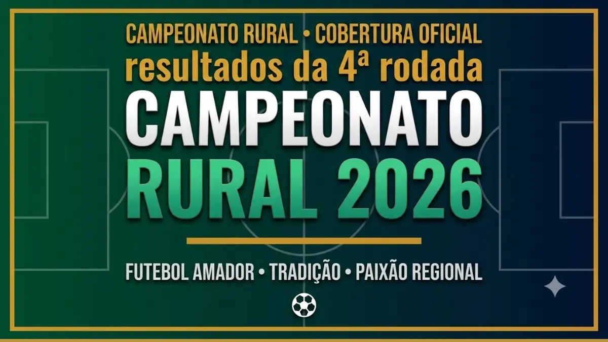 Campeonato Rural 2026 em Formosa resultados e próximos confrontos.