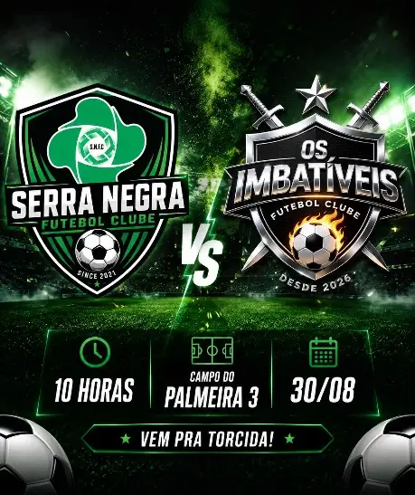 10:00 - Serra Negra vs Os Imbatíveis