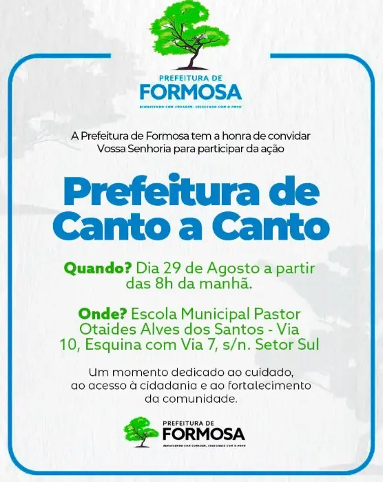 Setor Sul recebe a ação Prefeitura de Canto a Canto e a Operação Cata Trecos