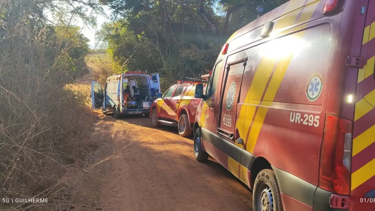 Acidente em estrada rural de Formosa