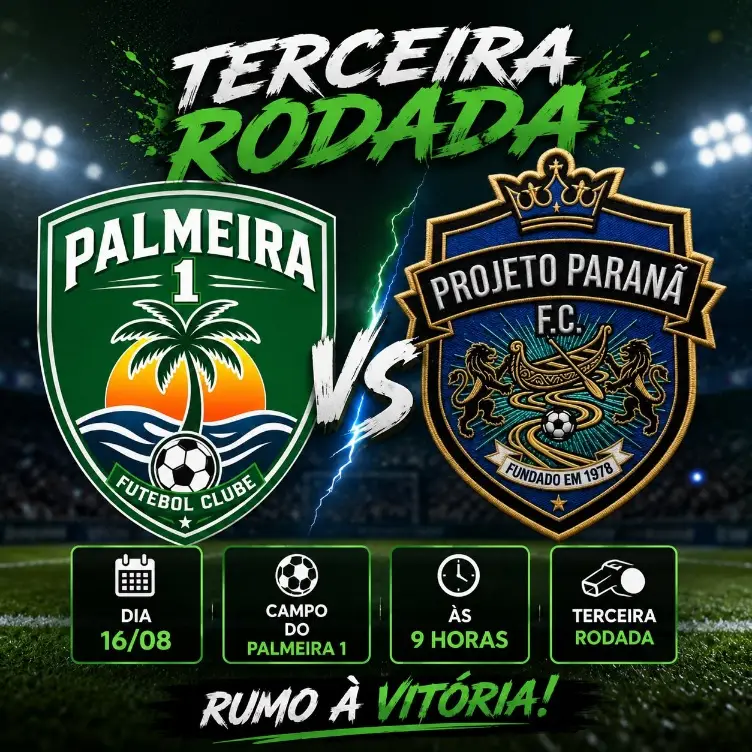 09:00 - Projeto Paranã vs Palmeira 1 F.C.