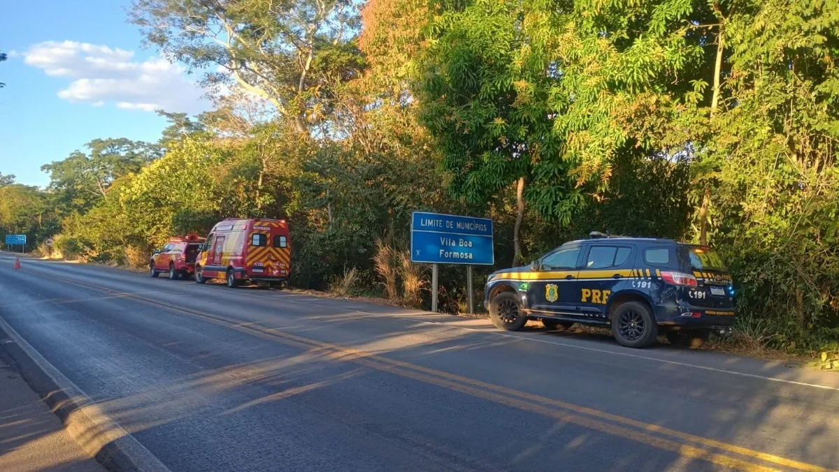 Grave acidente na BR 020 deixa dois mortos e dois feridos entre Vila Boa e Formosa