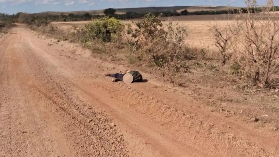 Tratorista é morto a tiros em estrada rural de São João d’Aliança.