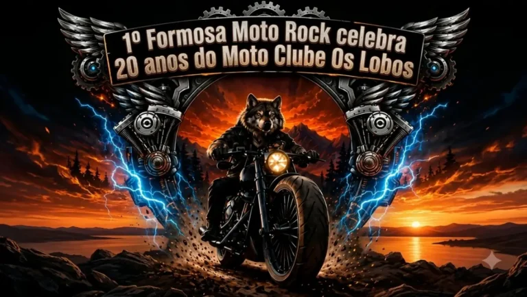 ​1º Formosa Moto Rock celebra 20 anos do Moto Clube Os Lobos