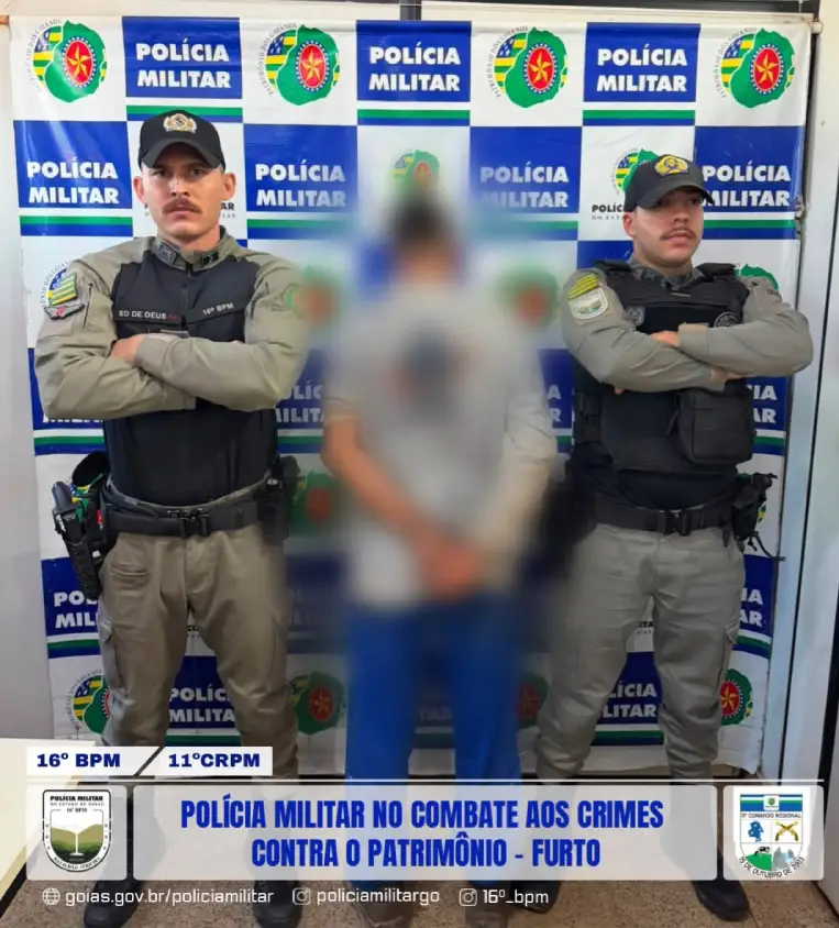 PM prende funcionário suspeito de furtar fios em obra
