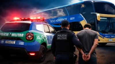 Foragido preso no Distrito do Bezerra após operação em ônibus