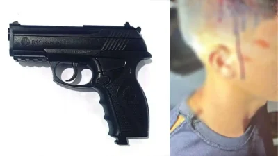 Homem agride companheira, ameaça enteado com simulacro e é preso no Formosinha