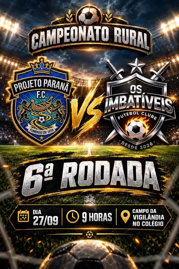 09:00 - Projeto Paranã vs Os Imbatíveis
