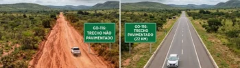 Goinfra assina Ordem de Serviço para asfaltar mais 22 km da GO-116 em Formosa, do entroncamento da GO-524 até o km 22. Veja os detalhes da obra!