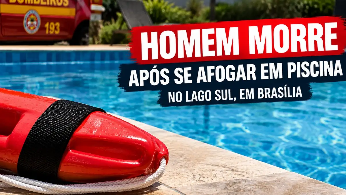 Lago Sul, Brasília, afogamento, CBMDF, Corpo de Bombeiros, piscina, morte, Distrito Federal, PCDF.