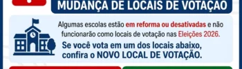 Seu local de votação mudou? Veja a lista de escolas que não funcionarão nas Eleições 2026