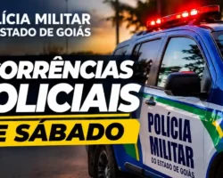 Ocorrências policiais em Formosa e região registradas pela Polícia Militar