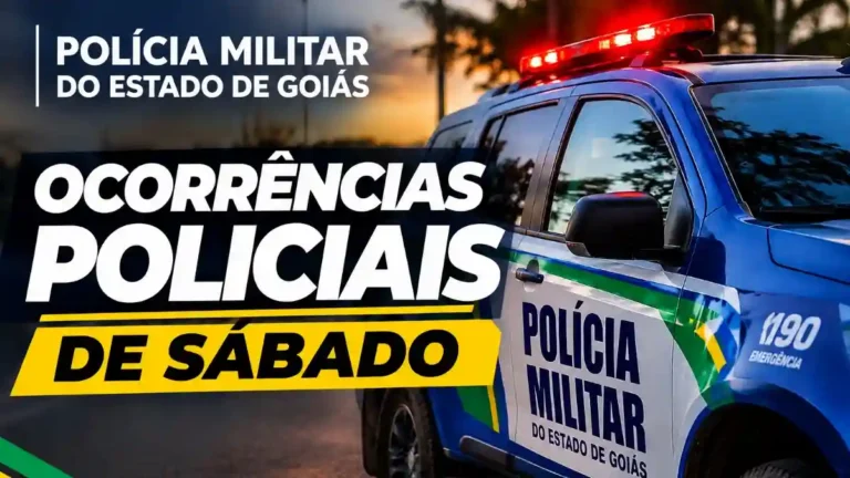 Ocorrências policiais em Formosa e região registradas pela Polícia Militar