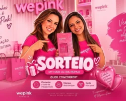 WePink Centro Formosa anuncia sorteio e revelação da data de inauguração