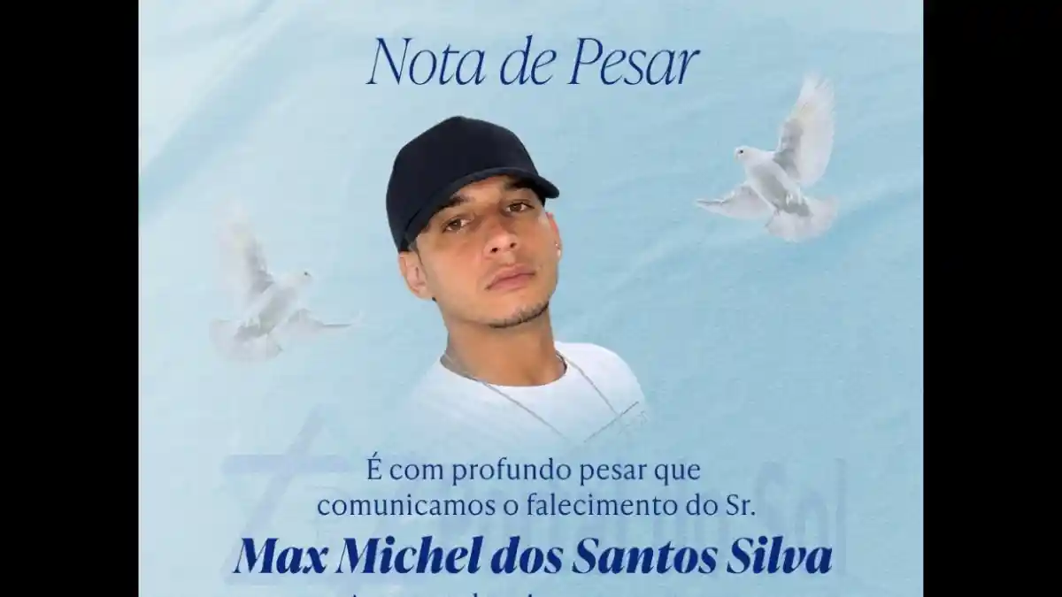 Nota de Pesar do jovem baleado na Praça da Prefeitura em Formosa.