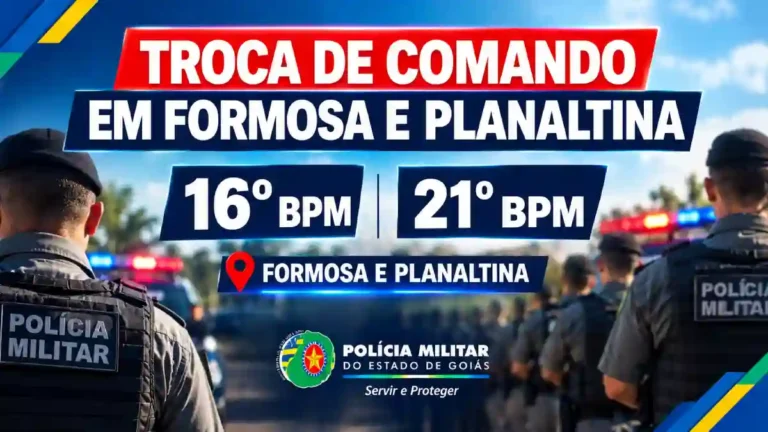 Passagem de comando do 16º e 21º BPM da Polícia Militar em Formosa.