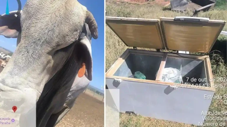 Abatedouro clandestino em Cabeceiras identificado pela Polícia Militar Ambiental.