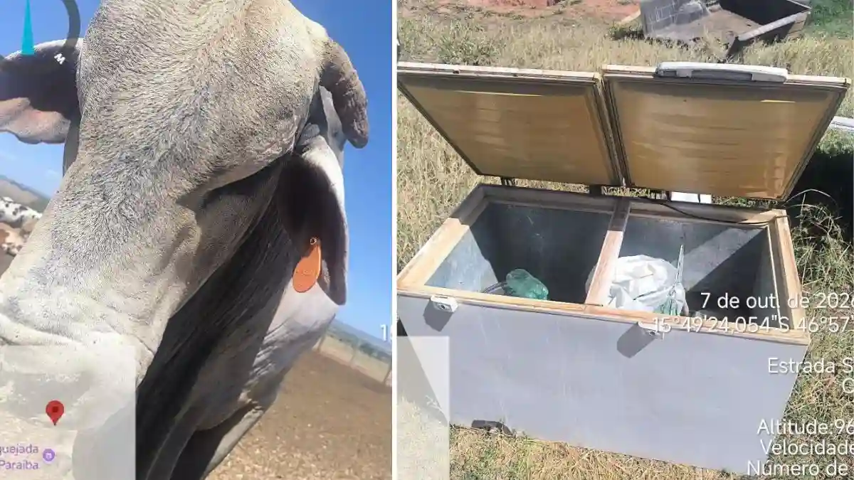 Abatedouro clandestino em Cabeceiras identificado pela Polícia Militar Ambiental.