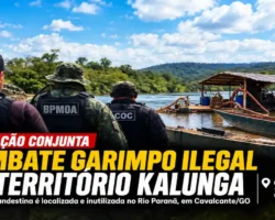 Garimpo ilegal no Território Kalunga é alvo de operação em Cavalcante