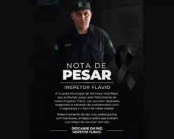 Morte do Inspetor Flávio, da Guarda Municipal de Formosa.