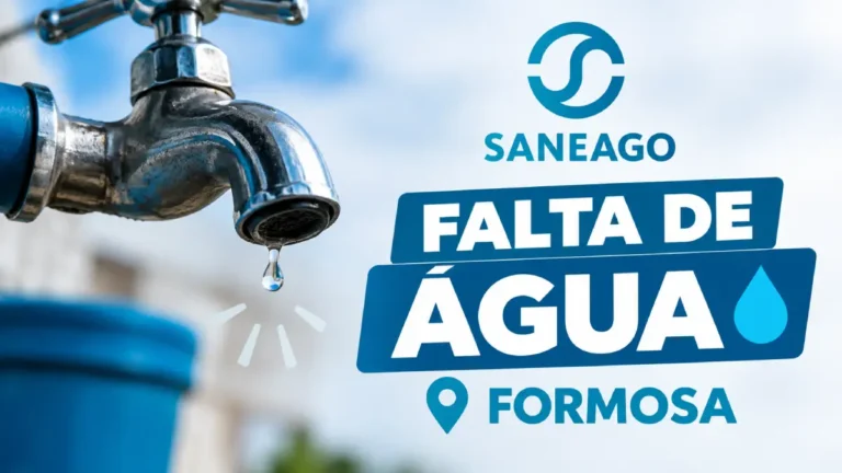 Falta de água em Formosa após reparos na Captação Brocotó.