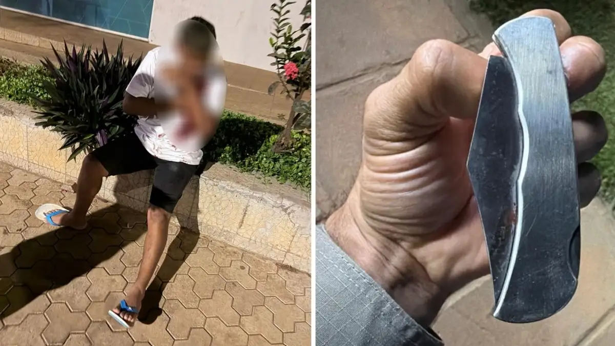 Homem ferido com canivete em Formosa, ocorrência policial no bairro Formosinha.
