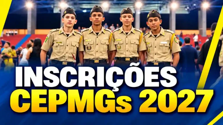 CEPMGs 2027: inscrições começam nesta segunda-feira para 125 vagas em Goiás