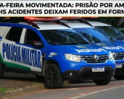 Ocorrências policiais em Formosa registradas pelo 16º Batalhão durante a sexta-feira