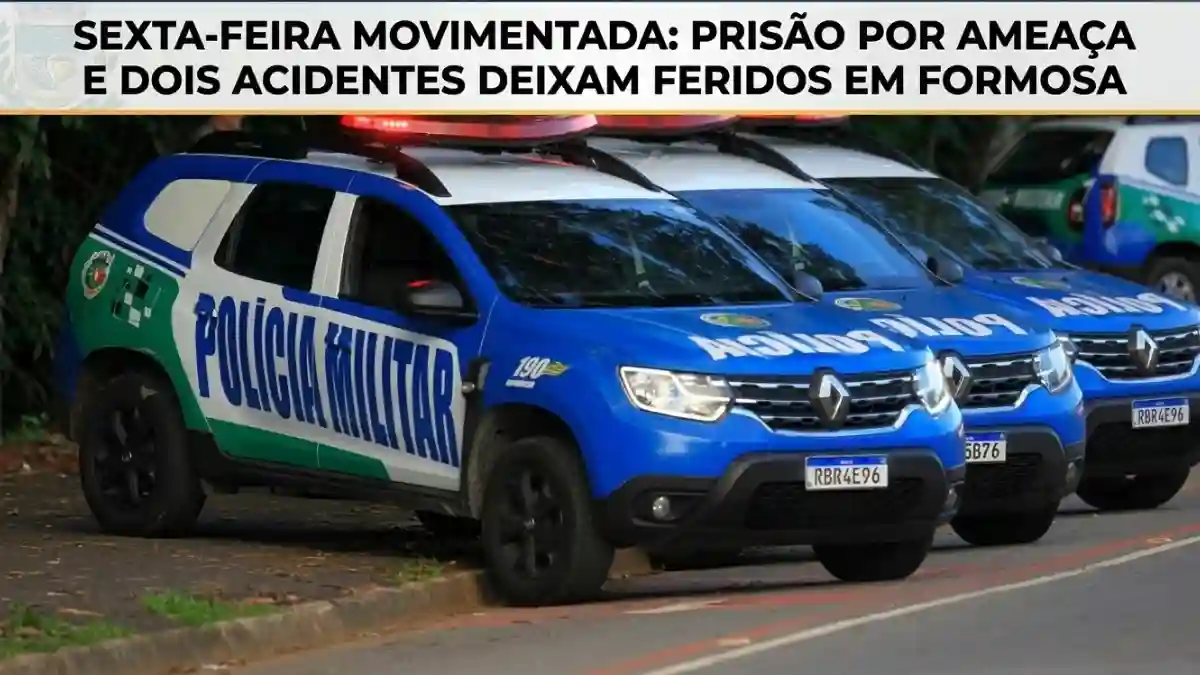 Ocorrências policiais em Formosa registradas pelo 16º Batalhão durante a sexta-feira