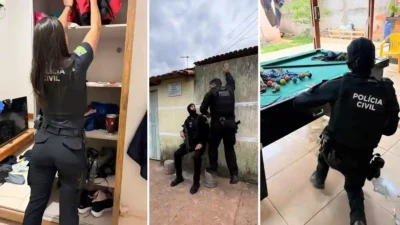Operação Impactos em Formosa mobiliza policiais civis contra o tráfico de drogas.