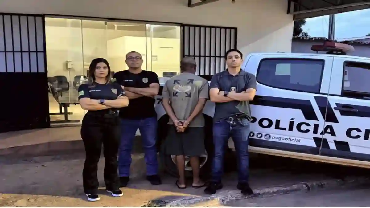 Polícia Civil prende condenado por tráfico de drogas em Flores de Goiás.
