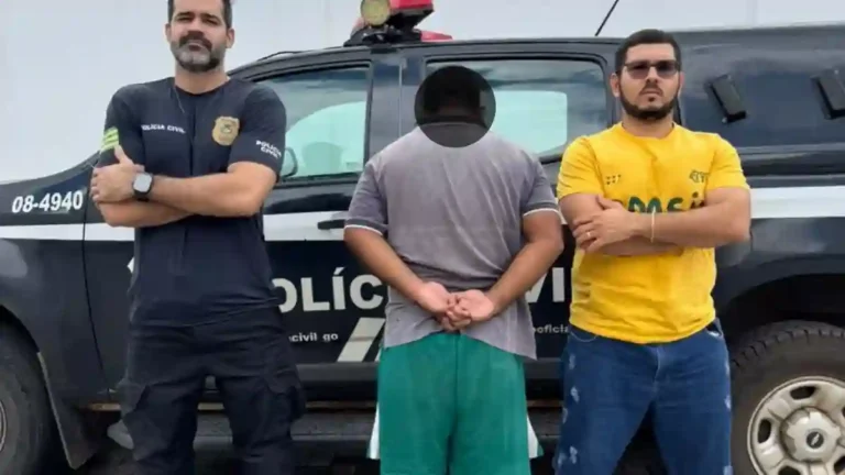 Prisão por estupro de vulnerável em Teresina de Goiás.
